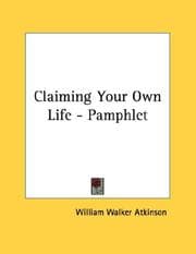Tapa de Claiming Your Own Life - Pamphlet