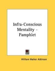 Tapa de Infra-Conscious Mentality - Pamphlet
