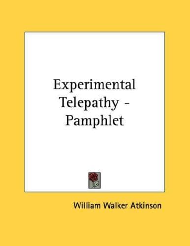 Tapa de Experimental Telepathy - Pamphlet