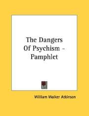 Tapa de The Dangers Of Psychism - Pamphlet
