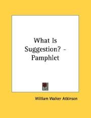 Tapa de What Is Suggestion? - Pamphlet