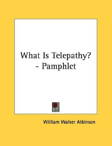Tapa de What Is Telepathy? - Pamphlet
