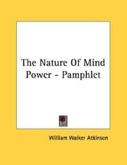 Tapa de The Nature Of Mind Power - Pamphlet
