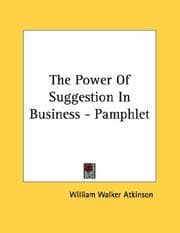 Tapa de The Power Of Suggestion In Business - Pamphlet