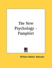 Tapa de The New Psychology - Pamphlet