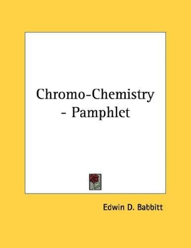 Tapa de Chromo-Chemistry - Pamphlet