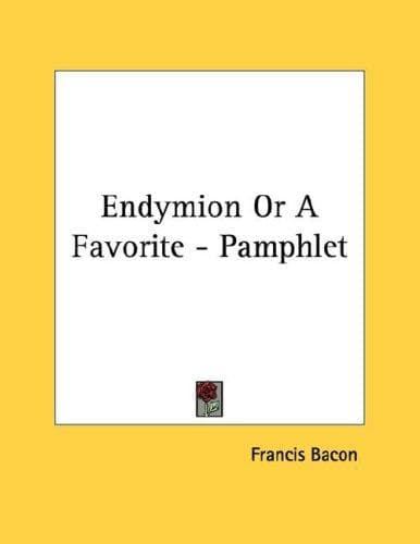 Tapa de Endymion Or A Favorite - Pamphlet