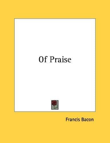 Tapa de Of Praise