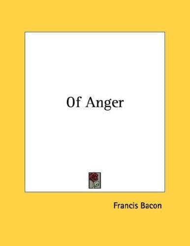 Tapa de Of Anger