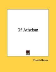 Tapa de Of Atheism