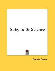 Tapa de Sphynx Or Science