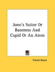 Tapa de Juno's Suitor Or Baseness And Cupid Or An Atom