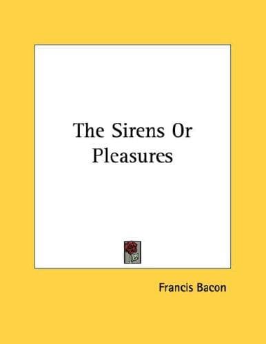 Tapa de The Sirens Or Pleasures