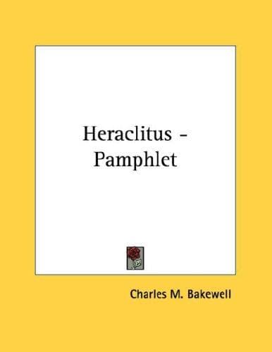 Tapa de Heraclitus - Pamphlet