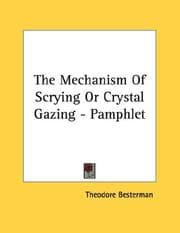 Tapa de The Mechanism Of Scrying Or Crystal Gazing - Pamphlet