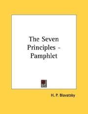 Tapa de The Seven Principles - Pamphlet