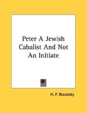 Tapa de Peter A Jewish Cabalist And Not An Initiate