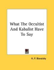 Tapa de What The Occultist And Kabalist Have To Say