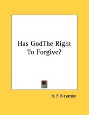 Tapa de Has GodThe Right To Forgive?