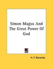 Tapa de Simon Magus And The Great Power Of God
