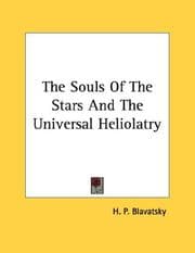 Tapa de The Souls Of The Stars And The Universal Heliolatry