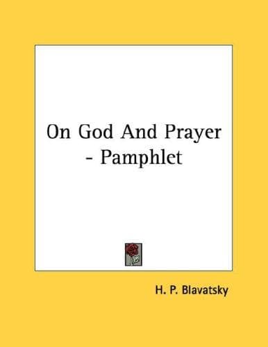 Tapa de On God And Prayer - Pamphlet