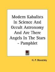 Tapa de Modern Kabalists In Science And Occult Astronomy And Are There Angels In The Stars - Pamphlet