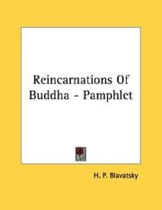 Tapa de Reincarnations Of Buddha - Pamphlet