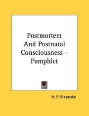 Tapa de Postmortem And Postnatal Consciousness - Pamphlet