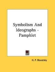 Tapa de Symbolism And Ideographs - Pamphlet