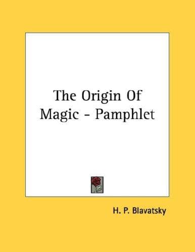 Tapa de The Origin Of Magic - Pamphlet