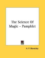 Tapa de The Science Of Magic - Pamphlet