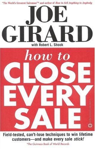 Tapa de How to Close Every Sale