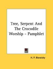 Tapa de Tree, Serpent And The Crocodile Worship - Pamphlet