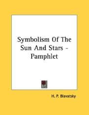Tapa de Symbolism Of The Sun And Stars - Pamphlet