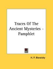 Tapa de Traces Of The Ancient Mysteries - Pamphlet