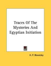 Tapa de Traces Of The Mysteries And Egyptian Initiation