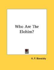 Tapa de Who Are The Elohim?