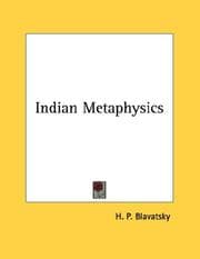 Tapa de Indian Metaphysics