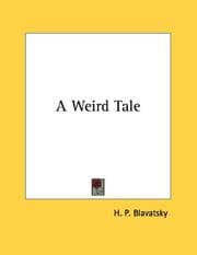 Tapa de A Weird Tale