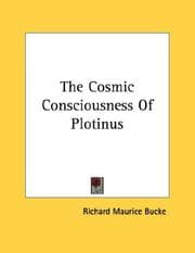 Tapa de The Cosmic Consciousness Of Plotinus