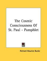 Tapa de The Cosmic Consciousness Of St. Paul - Pamphlet