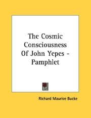 Tapa de The Cosmic Consciousness Of John Yepes - Pamphlet