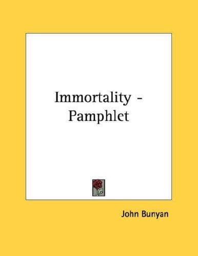 Tapa de Immortality - Pamphlet