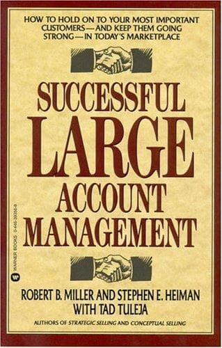 Tapa de Successful large account management