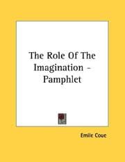 Tapa de The Role Of The Imagination - Pamphlet
