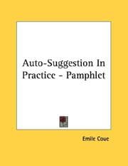 Tapa de Auto-Suggestion In Practice - Pamphlet