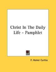 Tapa de Christ In The Daily Life - Pamphlet