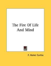 Tapa de The Fire Of Life And Mind