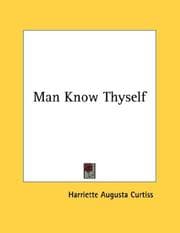 Tapa de Man Know Thyself